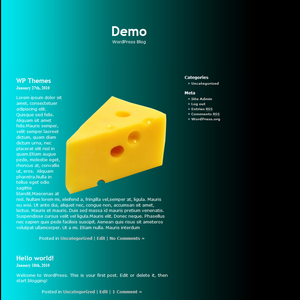 Turquoise Super Simple WP Theme