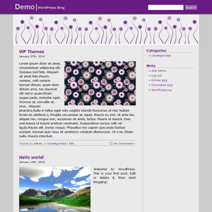 Simple Lilac WordPress Theme