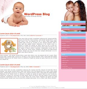 children wp template