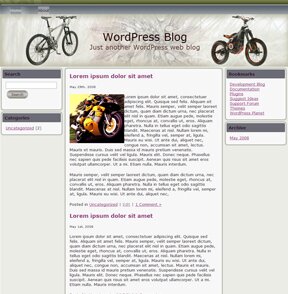 Bike WordPress Template