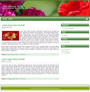 Flowers WordPress Theme