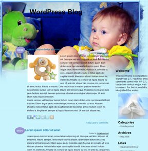 Baby WordPress Template