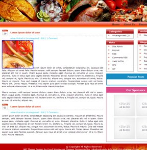 Seafood WordPress Themes