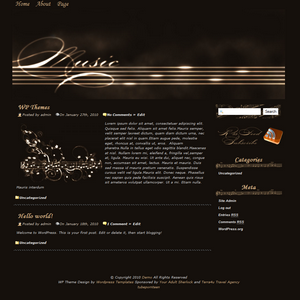 Classical Music WordPress Theme