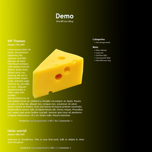 Yellow Super Simple WP Theme
