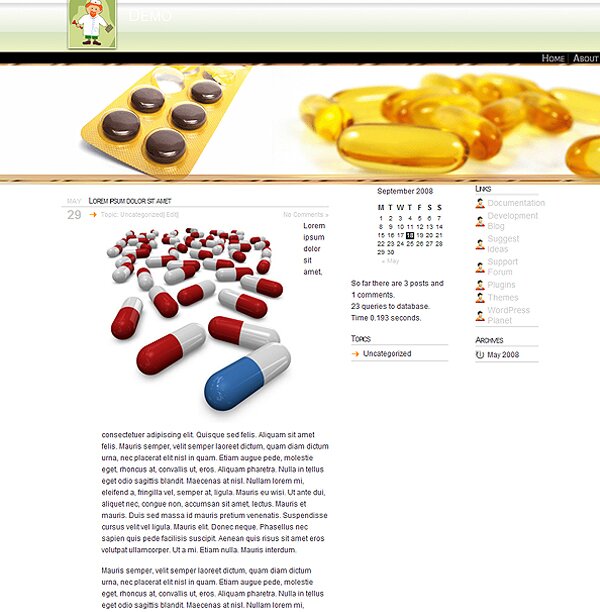 Pharmacy WordPress Theme