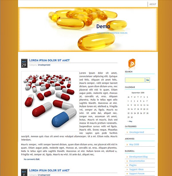 Vitamins WordPress Theme