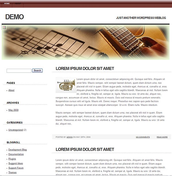Music WordPress Templates