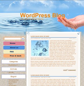 Aqua WordPress Template