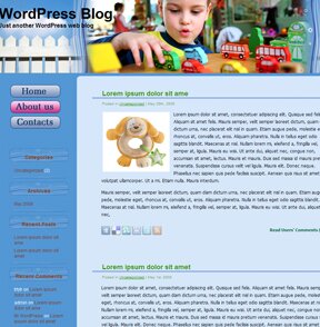 Children WordPress Template