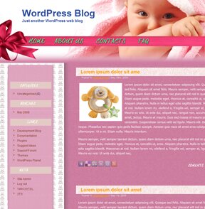 Small Children WordPress Template