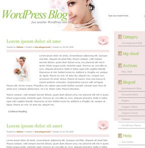 Bride WordPress Template