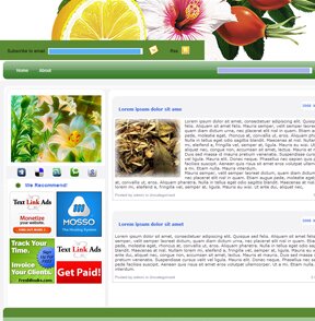 Floral-lemon WordPress Themes