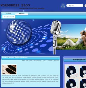 Music Nature WordPress Themes