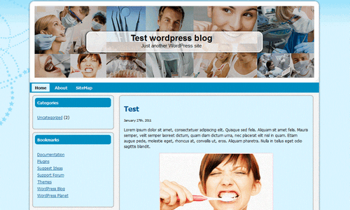 WordPress Templates for a Dental Office