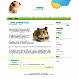Hamsters WordPress Theme