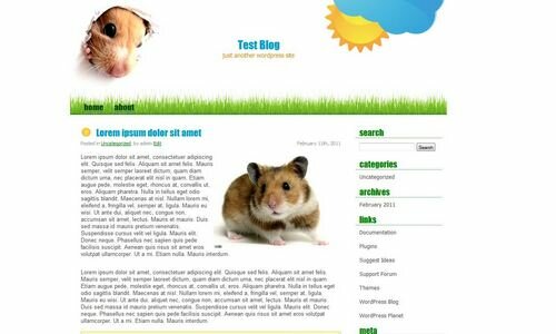 Hamsters WordPress Theme