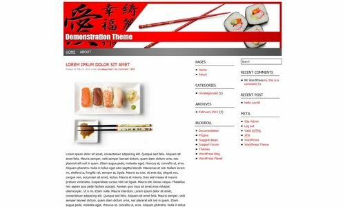 Sushi WordPress Theme